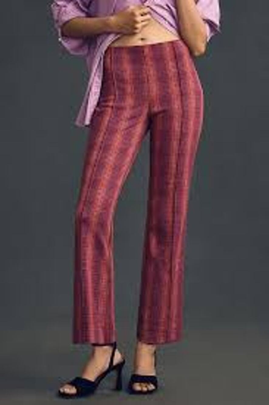 Anthropologie The Margot Kick-Flare Cropped Pants by Maeve - Women's Sze XL Tall